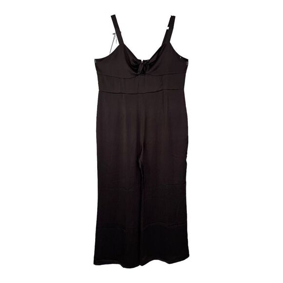 CHELSEA28 Twist Detail Satin Jumpsuit size 2X NWOT - Picture 3 of 9